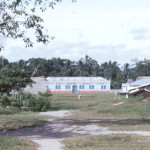 School on south side of plaza, 1968.